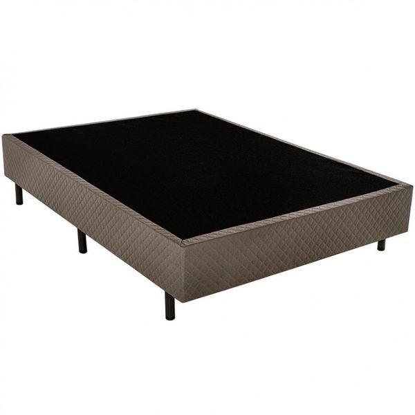 Base Box para Colchão de Casal Ilhéus 39x138x188cm Biflex Marrom