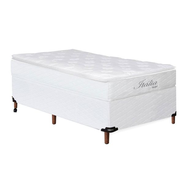 Base Box para Colchão Solteiro Itália 31x88x188cm Umaflex Branco Base Box para Colchão Solteiro Itália 31x88x188cm Umaflex Branco