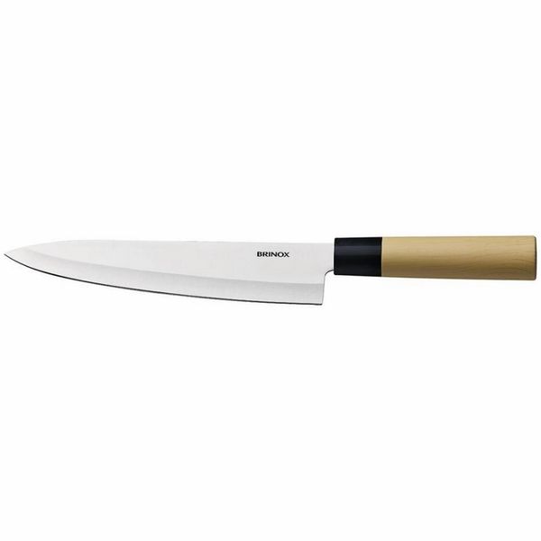Faca Chef 8,2 Polegadas Brinox Samurai 2504/303 em Aço Inox Inox