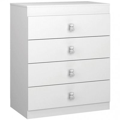 Conjunto Quarto Infantil Satriani 2 Peças Móveis Estrela Branco