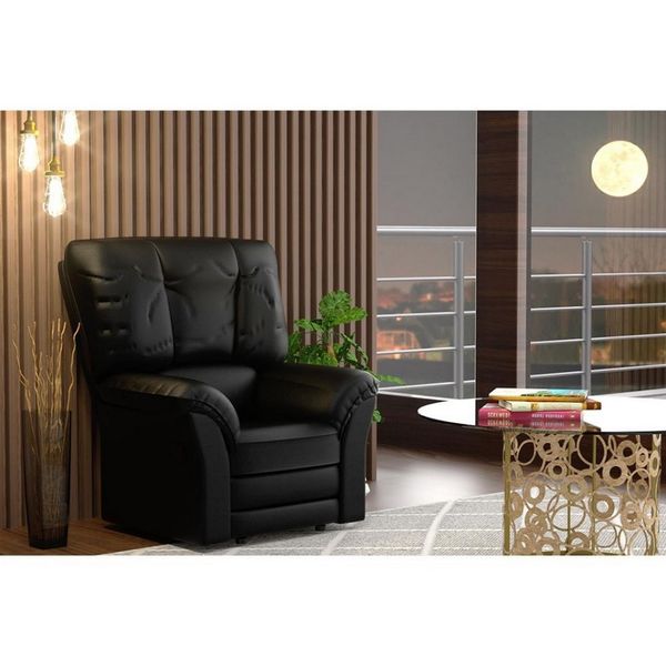 Poltrona Probel Albec Zero Wall Massageadora Reclinável Preto Poltrona Probel Albec Zero Wall Massageadora Reclinável Preto