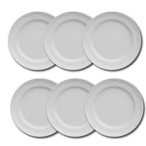 Conjunto de Pratos de Sobremesa Germer Cottage em Porcelana 20,5 cm 6 Peças