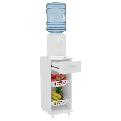 Fruteira Politorno Facility com 1 Gaveta e 2 Cestos Branco