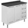 Gabinete Diamante com 2 Portas 4 Gavetas Itatiaia Branco