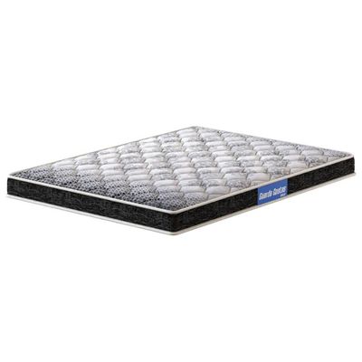 Cama Box de Casal Guarda Costas Espuma D23 52x138x188cm Probel Branco com Preto