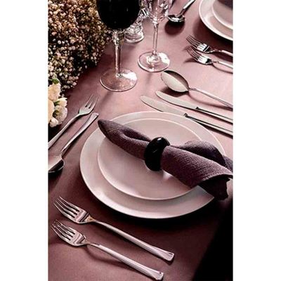 Conjunto com 12 Pratos Tramontina Leonora em Porcelana Branco