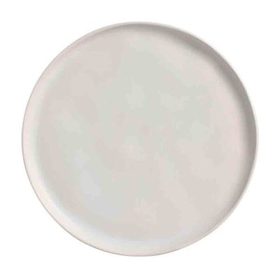 Conjunto com 6 Pratos Rasos Porto Brasil Bio Vit em Stoneware 27,5 cm Cinza
