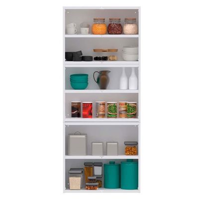 Cozinha Compacta Colomarq Titanium com 11 Portas, 4 Gavetas e 7 Prateleiras Branco