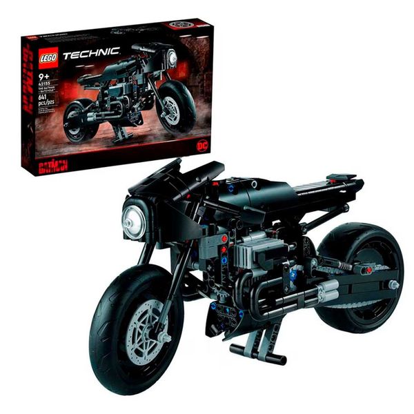 LEGO Technic: Batman Batcycle 42155 - 641 Peças Preto LEGO Technic: Batman Batcycle 42155 - 641 Peças Preto