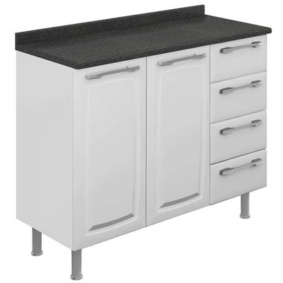 Cozinha Completa Itatiaia Diamante 13 Portas 4 Gavetas Branco