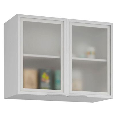 Cozinha Completa Rubi com 7 Portas 5 Gavetas e 5 Prateleiras Bartira Branco