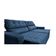 Sofá 4 Lugares Cama inBox Belém Retrátil/Reclinável com 230 cm de Largura e Revestido em Suede Velusoft Azul