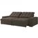 Sofá 4 Lugares Retrátil/Reclinável Linoforte Benetton com Revestimento em Suede Castor