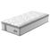 Colchão de Solteiro Probel Amsterdã D33 com Molas Pocket e Pillow Top 34x88x188 Branco com Preto