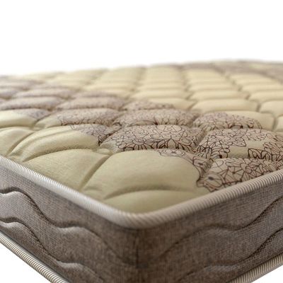 Colchão de Casal Probel Guarda Costas Espuma D33 Bege com Marrom