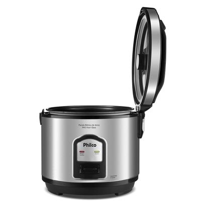 Panela de Arroz Philco 5 Xícaras PH5P Visor Glass Inox 127V