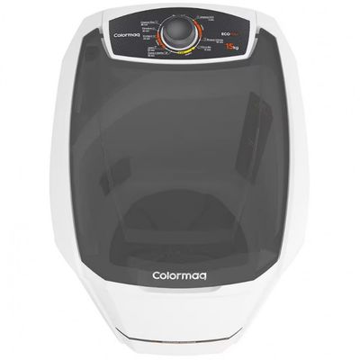 Lavadora de Roupas Semiautomática Colormaq 15kg LCS15 8 Programas Branco / 110V