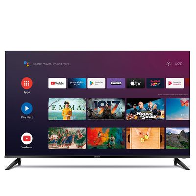 Smart TV AIWA 50” Android 4K Borda Ultrafina HDR10 Dolby Áudio AWS-TV-50-BL-02-A Bivolt