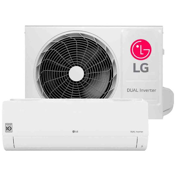 Ar Condicionado Split Dual Inverter S4NQ12JA3WF Frio 12000 BTUs LG Branco / 110V Ar Condicionado Split Dual Inverter S4NQ12JA3WF Frio 12000 BTUs LG Branco / 110V