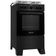Fogão 4 Bocas Mônaco Plus Preto com Mesa de Inox Atlas Preto / Bivolt