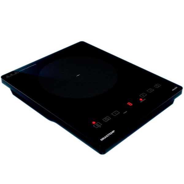 Cooktop de Indução 1 Boca BDJ30BE Portátil com Touch Brastemp Preto / 110V Cooktop de Indução 1 Boca BDJ30BE Portátil com Touch Brastemp Preto / 110V