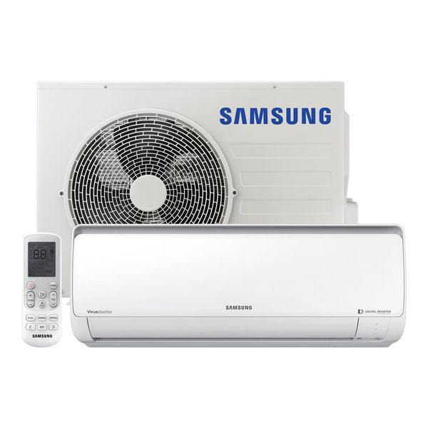Ar-Condicionado Split Digital Inverter Frio 17.000 BTUs Samsung Branco / 220V