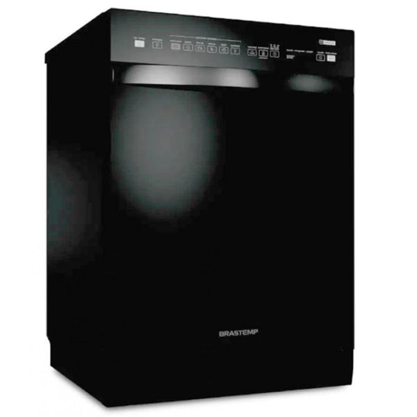 Lava-Louças 14 Serviços com Ciclo Pesado Brastemp Preto / 110V