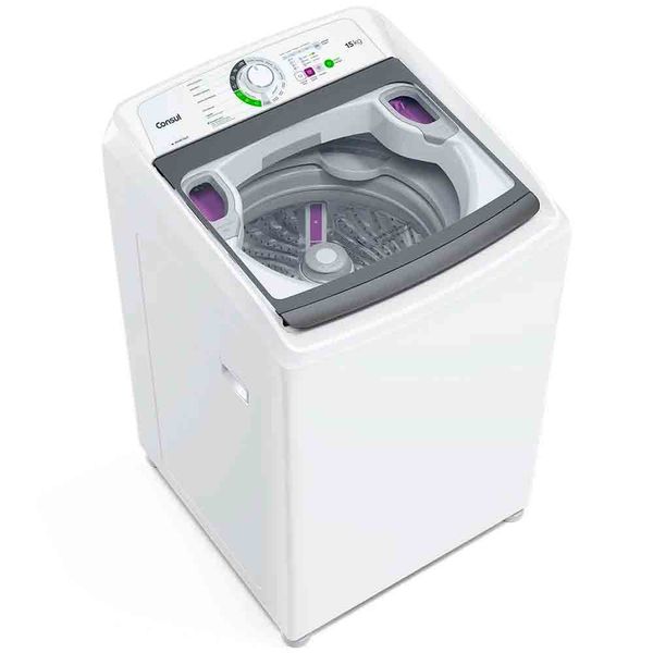 Lavadora de Roupas Consul 15kg CWH15AB com Lavagem Econômica e Ciclo Edredom Branco / 220V