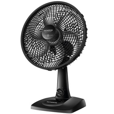 Ventilador de Mesa 30CM Super Power VSP-30-B 6 Pás 3 Velocidades Mondial Preto / 110V