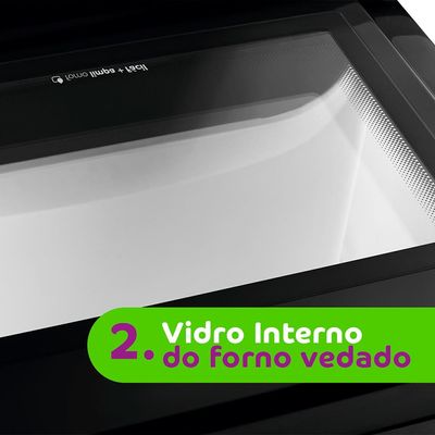 Fogão 4 Bocas CFO4NAB com Acendimento Automático e Design Frente Única Consul Branco / Bivolt