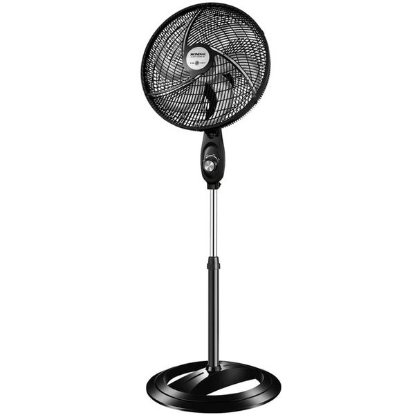 Ventilador de Coluna 40CM Super Power VSP-40C 6 Pás 3 Velocidades Mondial Preto / 110V