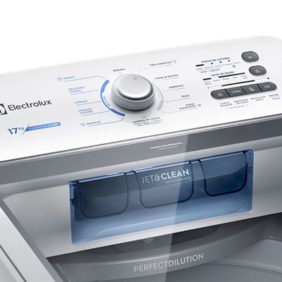 Lavadora Automática LED17 Essential Care JetEClean 17KG Electrolux Branco / 110V