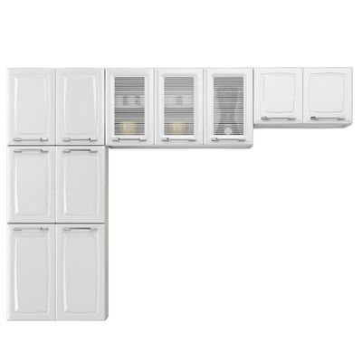Cozinha Diamante com 11 Portas Itatiaia Branco