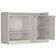Balcão Micro-ondas Classic com 2 Portas Nova Móbile Branco