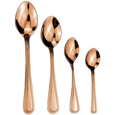 Faqueiro 48 Peças Fracalanza Pearl em Aço Inox Cobre