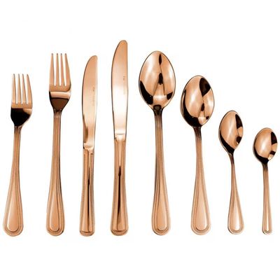 Faqueiro 48 Peças Fracalanza Pearl em Aço Inox Cobre