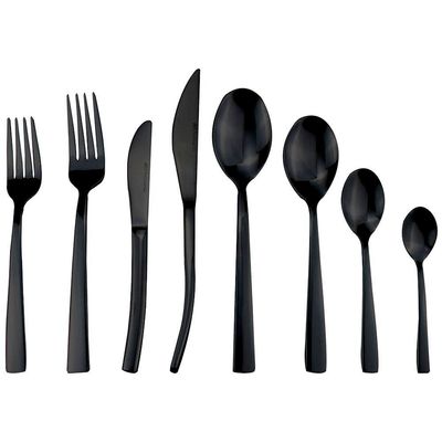 Faqueiro Ravel 48 Peças Fracalanza em Aço Inox Preto