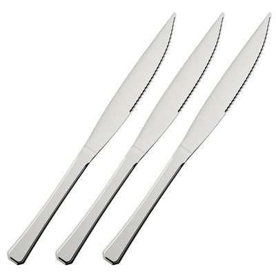 Conjunto de Facas para Churrasco Euro Home 3 Peças Inox