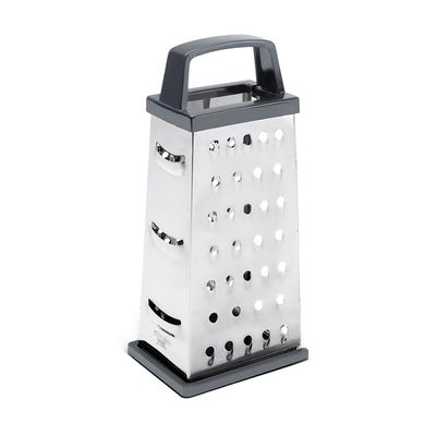 Ralador Brinox 4 Faces com Visor Top Pratic 20,5cm Aço Inox Prata