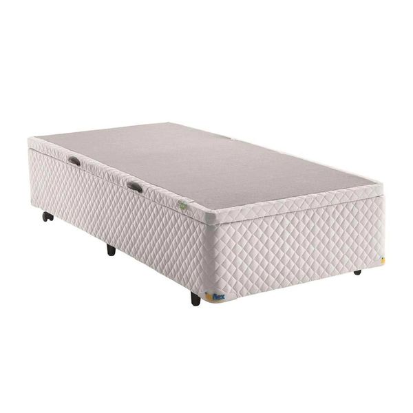 Base Box para Colchão Solteiro Itaflex Universal com Baú 40,5x88x188 cm Branco