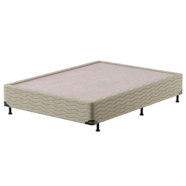 Base Box para Colchão de Casal Probel Fort Comfort 38x138x188 cm Bege