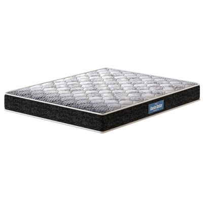 Cama Box King Size Probel Guarda Costas Promiddle Espuma D28 56x193x203cm Branco com Preto