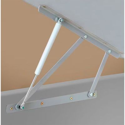 Base Box para Colchão de Casal MGA Lift Cotton com Baú e Pistão à Gás - 39x138x188cm Cinza