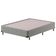 Base Box para Colchão de Casal Probel Century 38x138x188 cm Cinza