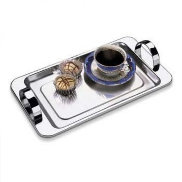 Bandeja para Cafezinho 202330 em Inox Forma Inox Bandeja para Cafezinho 202330 em Inox Forma Inox