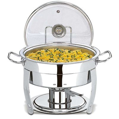 Rechaud Brinox Savoy 5 Litros Redondo Inox 1105/205 Inox