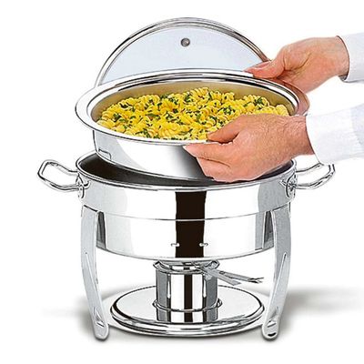 Rechaud Brinox Savoy 5 Litros Redondo Inox 1105/205 Inox