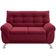 Sofá 3 e 2 Lugares Arezzo em Suede Linoforte Vermelho