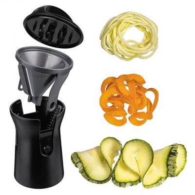 Ralador 3 em 1 Espiral Multiuso Aço Inox Euro Home Preto Preto
