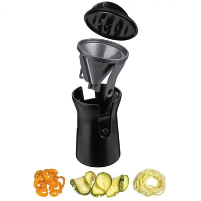Ralador 3 em 1 Espiral Multiuso Aço Inox Euro Home Preto Preto